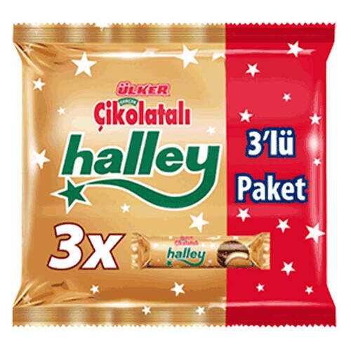 Ülker Halley Mini Granüllü 3'lü 66 Gr.