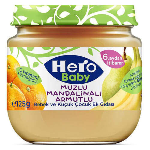 Ülker Hero Baby Muz Mandalina Armut 125 Gr.