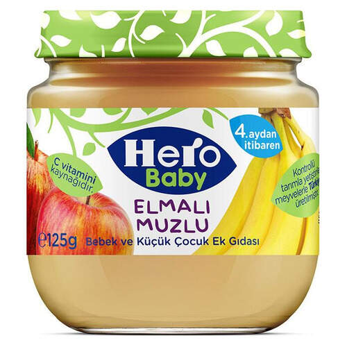 Ülker Hero Baby Elma Muz 125 Gr.