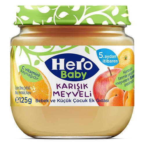 Ülker Hero Baby Karışık Meyveli 125 Gr.