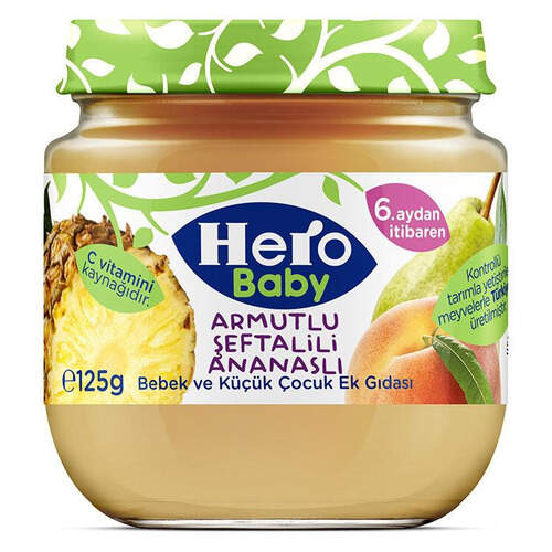 Ülker Hero Baby Armut Şeftali Ananas 125 Gr.