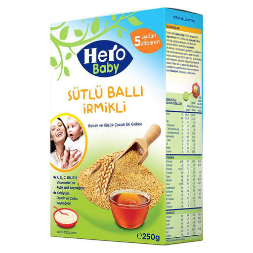 Ülker Hero Baby Sütlü Ballı İrmikli 200 Gr.