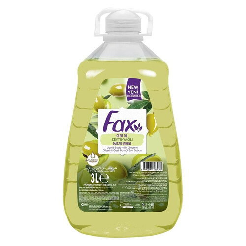 Fax Sıvı Sabun Zeytinyağlı 3000 Ml