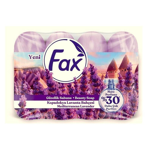 Fax Guzellik Sabunu Kap.lavanta 4*70 Gr