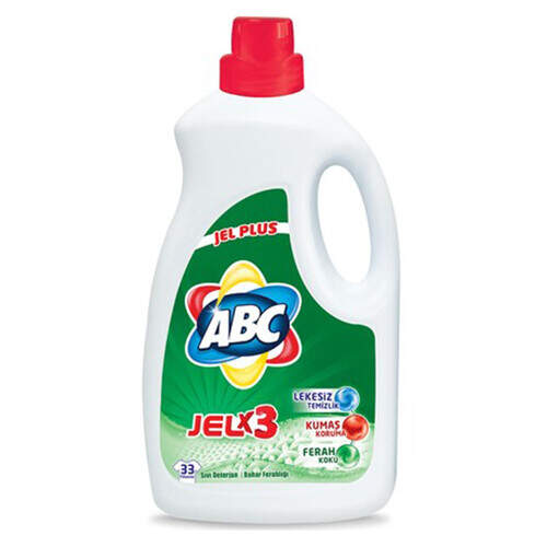 Abc Sıvı Deterjan Bahar 33 Yıkama 2145 Ml.