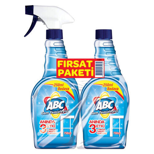 Abc Cam Temizleyici 750+750 Ml.