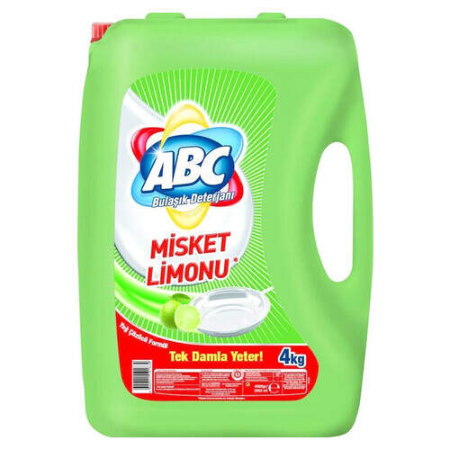Abc Limon Sıvı Misket Bulaşık Deterjanı 4000 Ml.