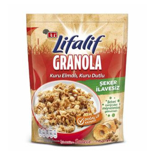 Eti Lifalif Granola Elma & Dut 200 Gr.