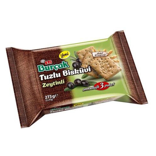 Eti Burçak Tuzlu Zeytinli 273 Gr