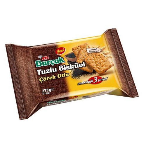 Eti Burçak Tuzlu Çörek Otlu 273 Gr