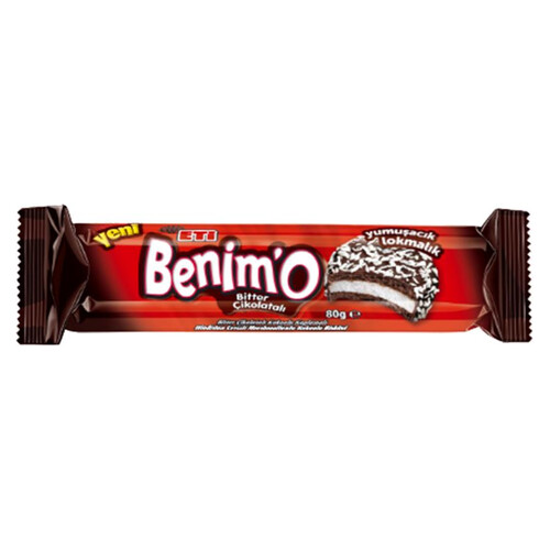 Eti Benimo 80gr.bitter Çikolatalı