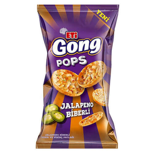 Eti Gong Pops Jalapino Biberli 80 Gr.