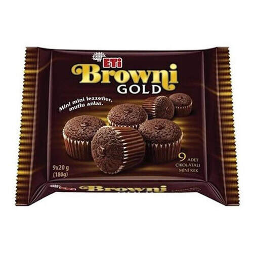 Eti Browni Gold Mini Çikolatalı Kek 180 Gr.