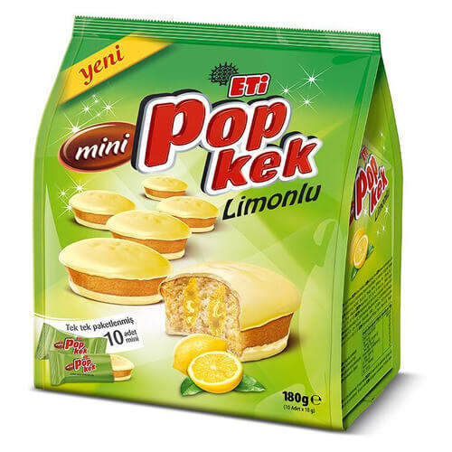 Eti Popkek Limonlu Mini Poşet 180 Gr.