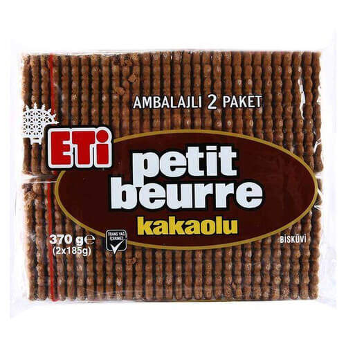 Eti Petit Beurre Kakaolu Bisküvi 370 Gr.