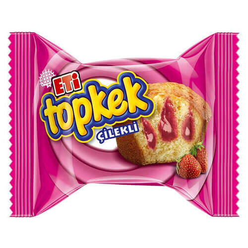 Eti Topkek Çilekli Kek 40 Gr.