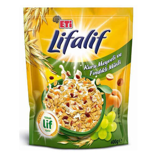 Eti Lifalif Kuru Meyveli Fındıklı 350 Gr.