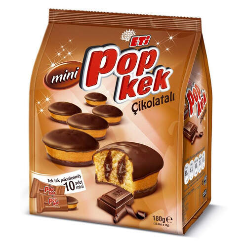 Eti Popkek Çikolatalı Mini Poşet 180 Gr.