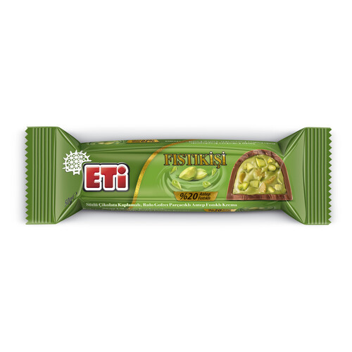 Eti Sütlü Fıstıklı Çikolata 50 Gr