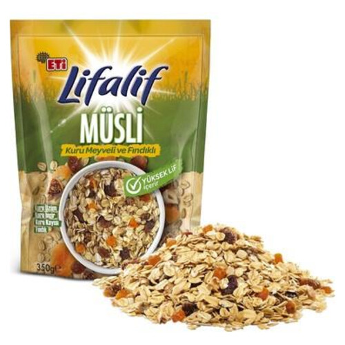 Eti Lifalif Müsli Fındıklı Yulaflı 250 Gr