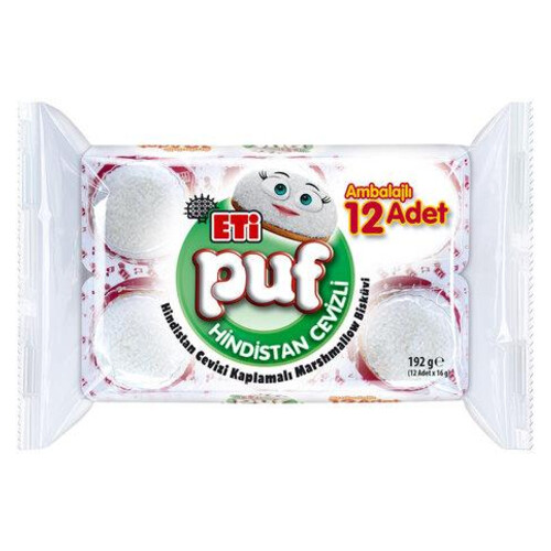 Eti Puf Hindistan Cevizli 192gr