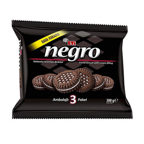 Eti Negro Kakao Kremalı Bisküvi 330 Gr.