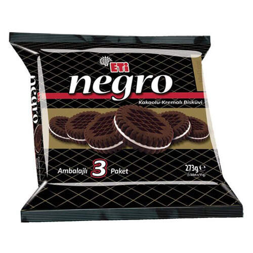 Eti Negro Kakao Kremalı Bisküvi 330 Gr.