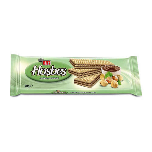 Eti Hoşbeş Fındık Kremalı Gofret 70 Gr.