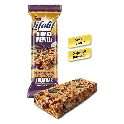 Eti Lifalif Kırmızı Meyveli Bar 35 Gr