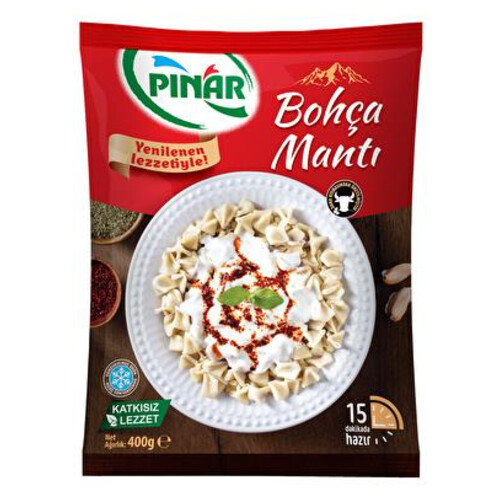 Pınar Bohça Mantı 400 Gr.