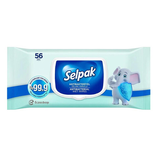 Selpak Antibakteriyel Islak Havlu 56'lı
