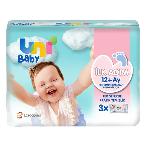 Uni Baby İlk Adım Islak Mendil 52*3