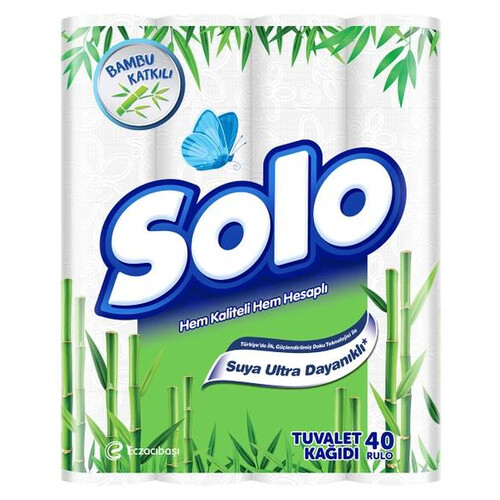 Solo Bambu Tuvalet Kağıdı 40 Lı
