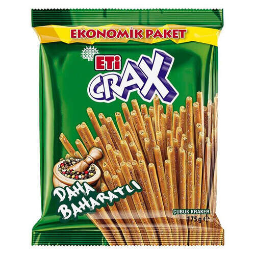 Eti Crax Baharatlı Çubuk Kraker 175 Gr.