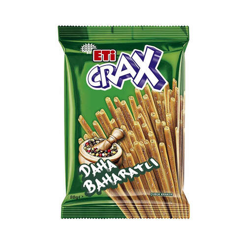 Eti Crax Baharatlı Çubuk Kraker 80 Gr.