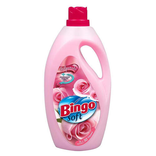 Bingo Soft Gül Pembe Yumuşatıcı 3000 Ml.