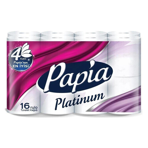 Papia Tuvalet Kağıdı Platınum 4 Katlı 16 Lı