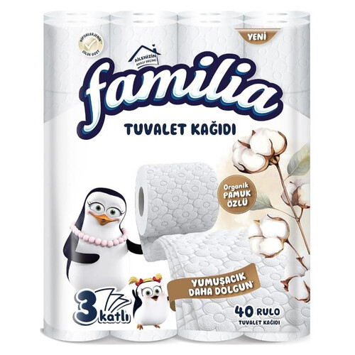 Familia Tuvalet Kağıdı O.pamuk 40 Lı