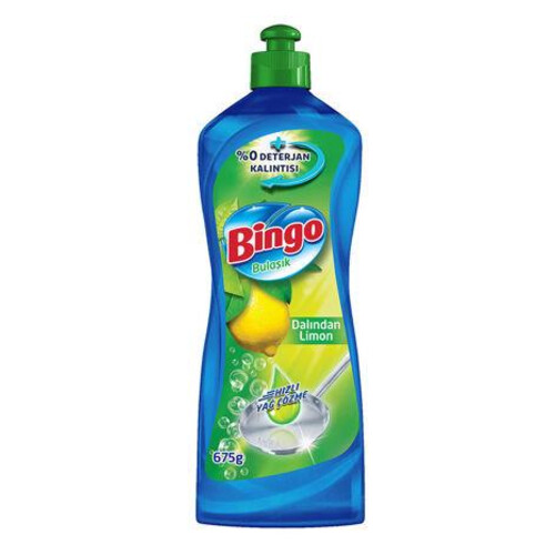 Bıngo Dynamic Limon Kokulu Bulaşık Deterjanı 675 Ml