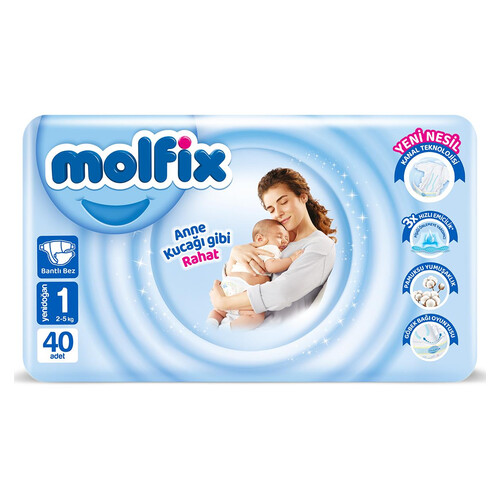 Molfix 3d Yeni Doğan Jumbo 40 Lı