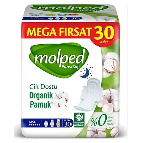 Molped Pure&soft Gece Mega Fırsat 30 Lu