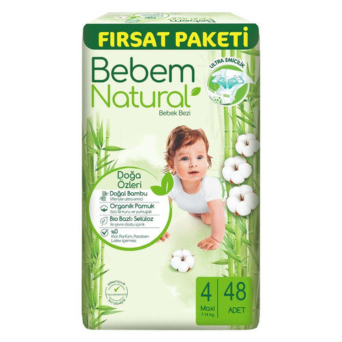 Bebem Natural Fırsat Maxi 4 No 48'li