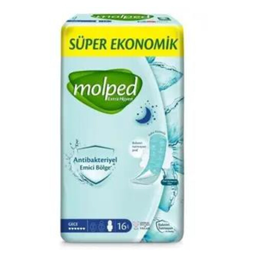 Molped Extra Hijyen Gece Süper Eko 16 Lı