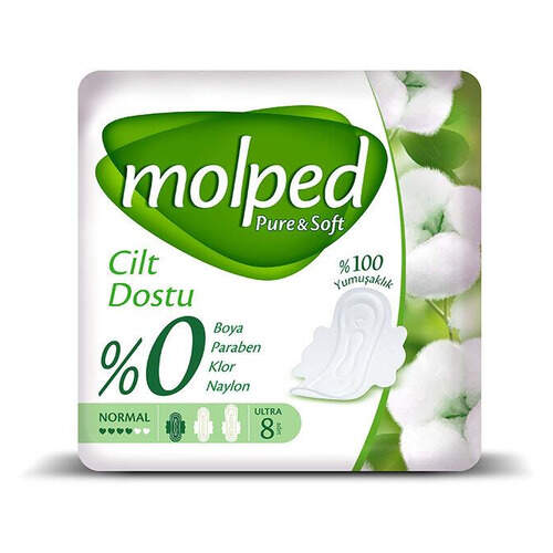 Molped Pure & Soft Normal Tekli 8'li Ped