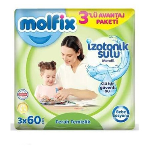 Molfix İzotonik Islak Havlu Ferah 3*60