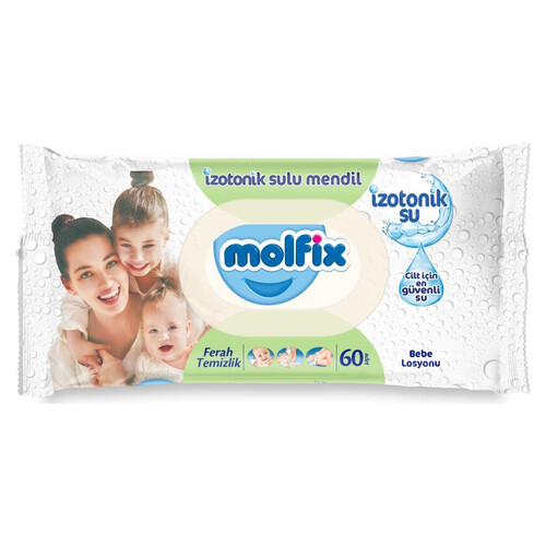 Molfıx Izotonık  Islak Havlu Ferah 60 Lı