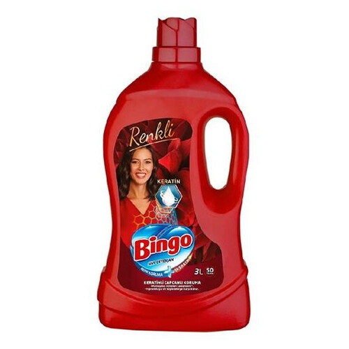 Bingo Sıvı Detarjan Renkliler 3000 Ml