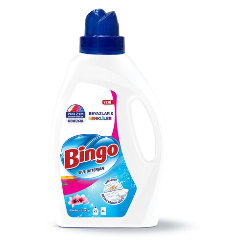 Bingo Sıvı Renkli Beyaz Amber 1755 Ml
