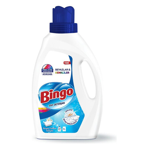 Bingo Sıvı Renkli Beyaz Beyaz Sabun 1755 Ml