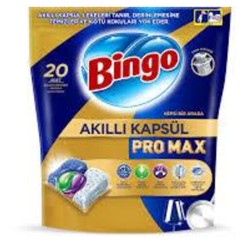 Bingo Bulaşık Kapsulü Pro Max 20 Li